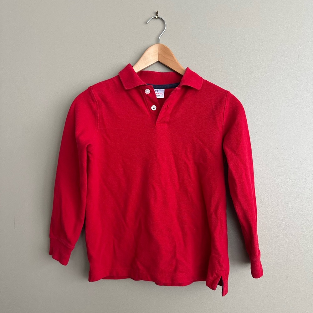 Hanna Andersson Vibrant Red Polo Shirt